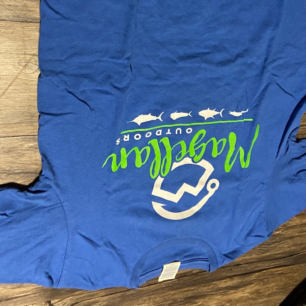Super cute short sleeve shirt size small blue and green